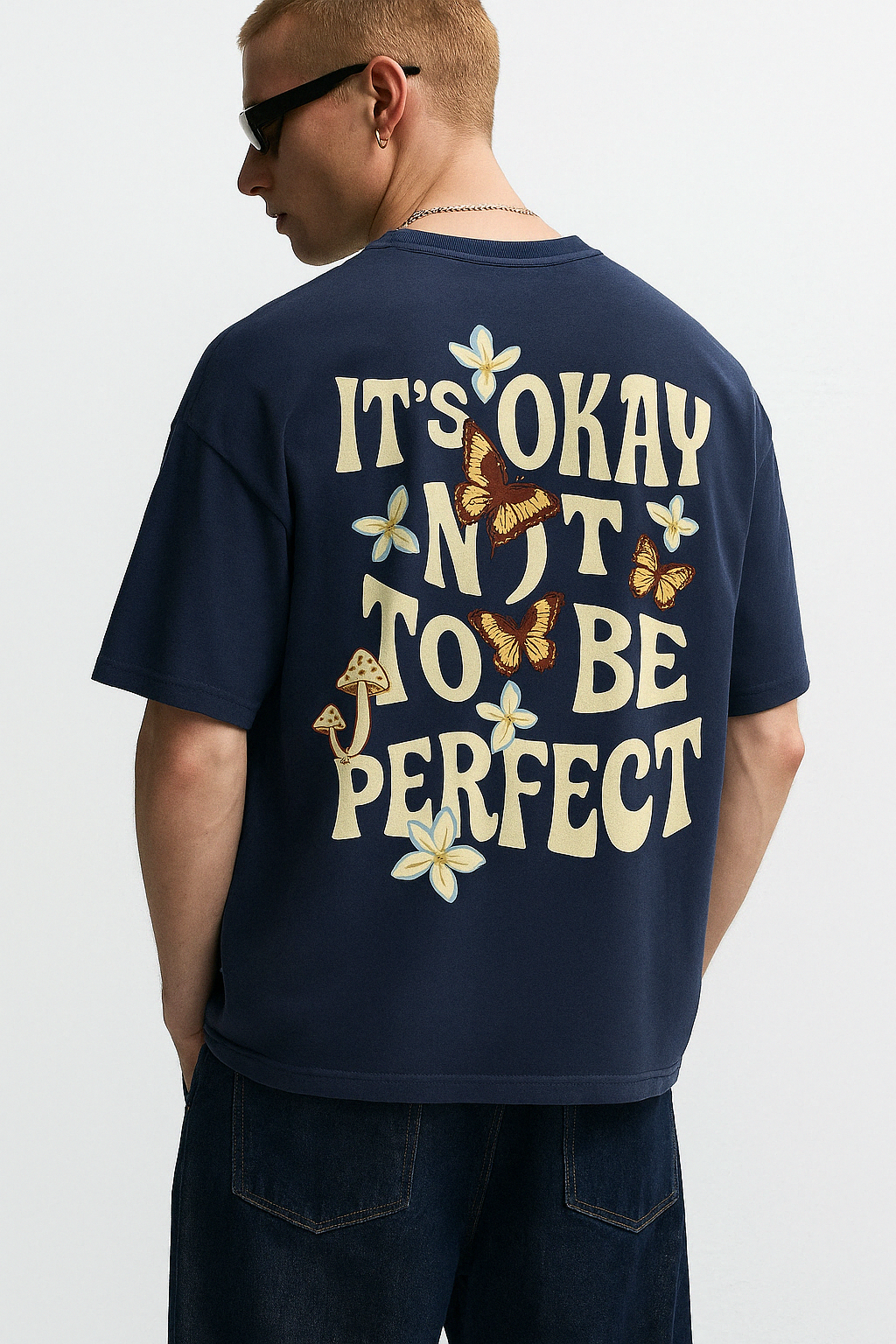 It's okay not to be perfect oversized T-shirt