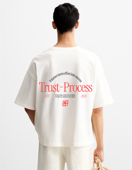 TRUST THE PROCESS Oversized Tee