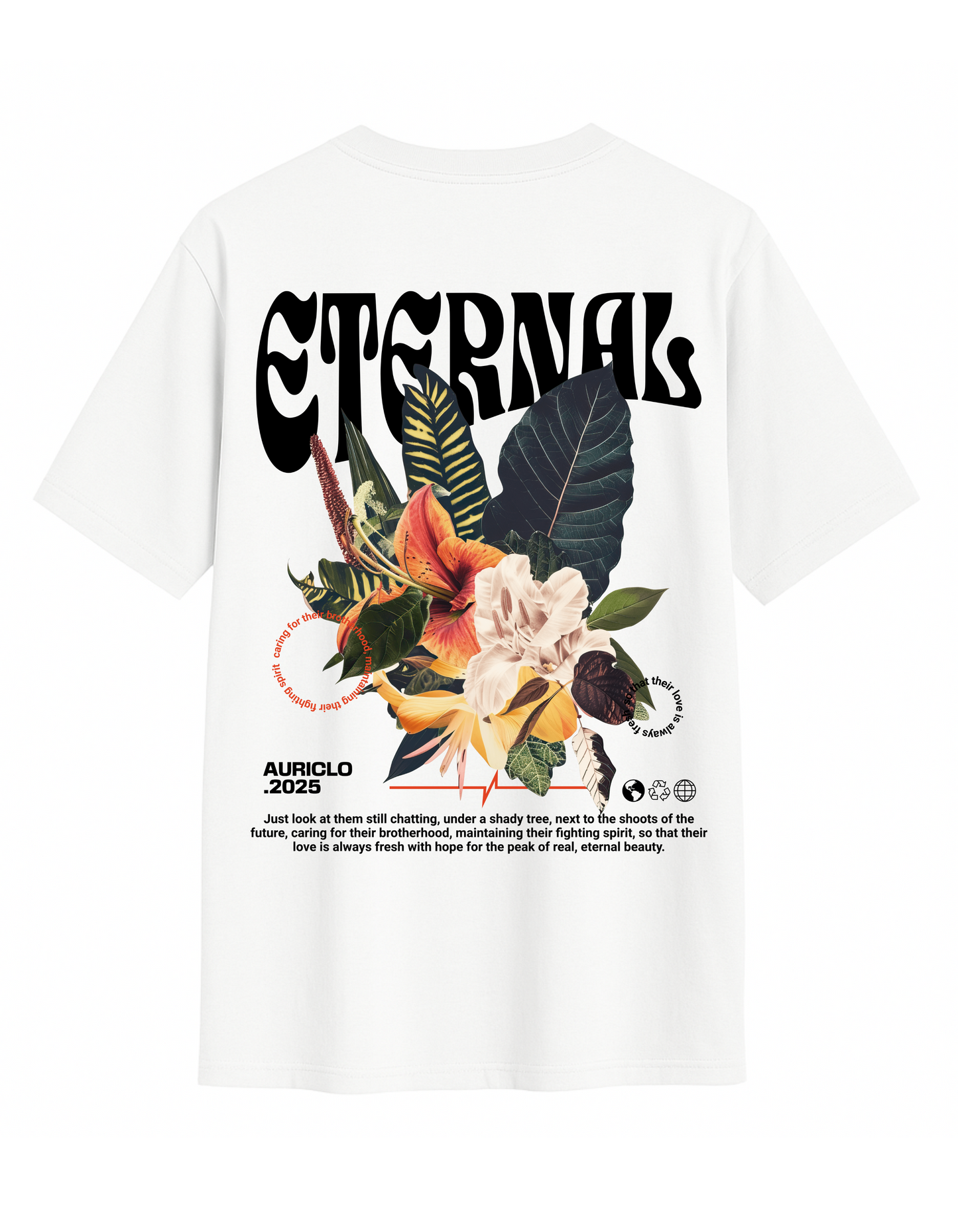 Eternal design Oversized Graphic T-shirt
